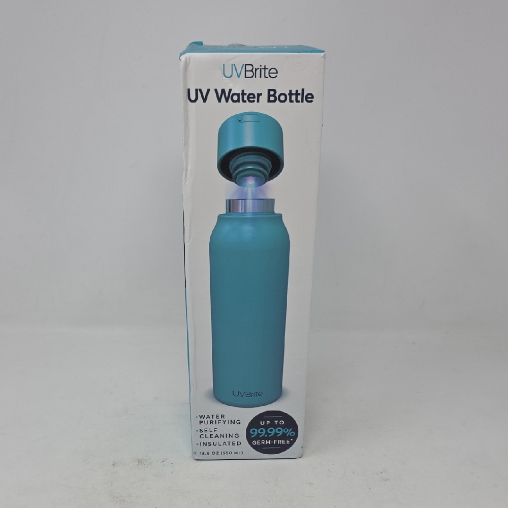 Blue UV Water Bottle
